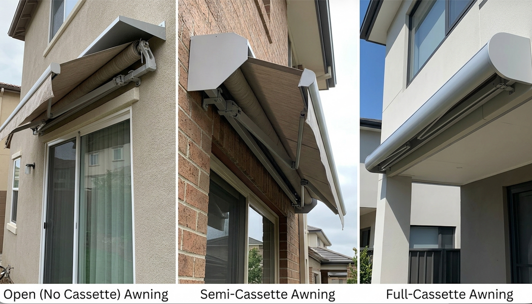 Folding Arm Awnings: Open vs Semi-Cassette vs Full Cassette — Complete Australian Guide